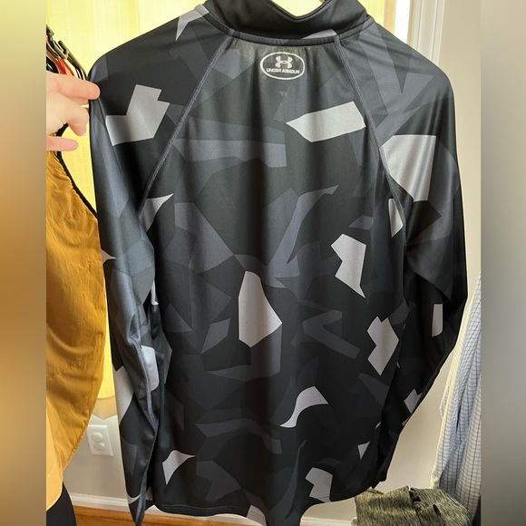 Mens Under Armour 1/2 Zip UA Tech Long Sleeve Shirt - Picture 2 of 8